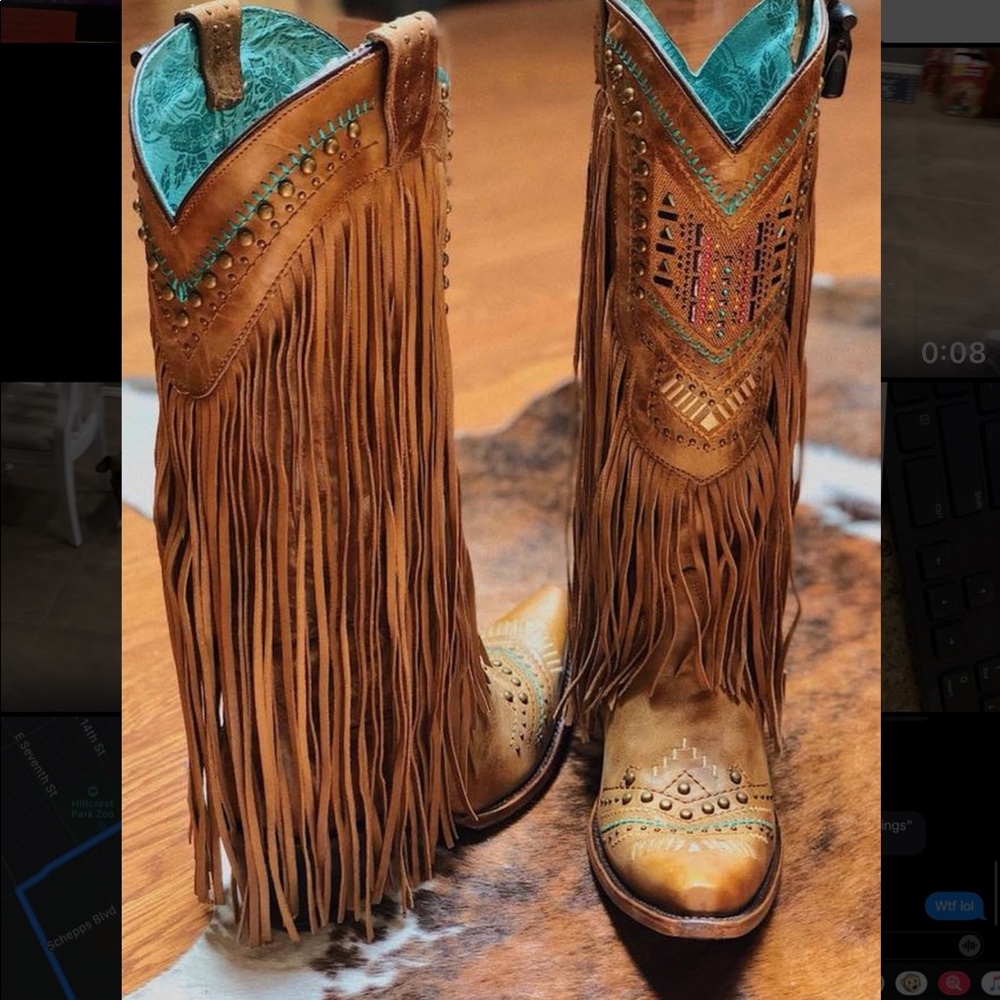 Corral Fringe Boots